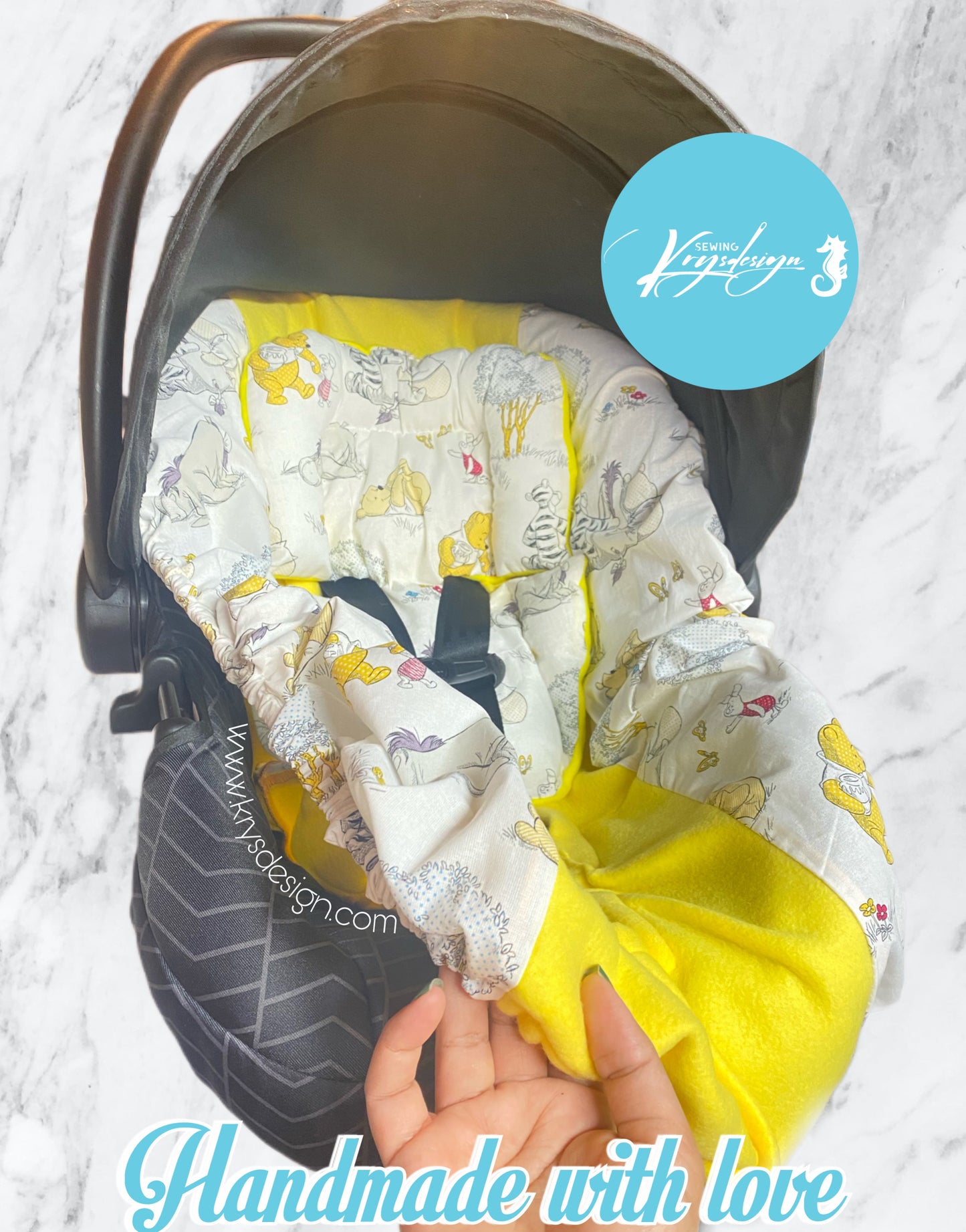 Set de Winnie the Pooh para car seat