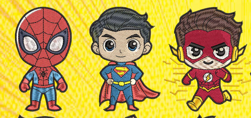 Super heroes 3 personajes