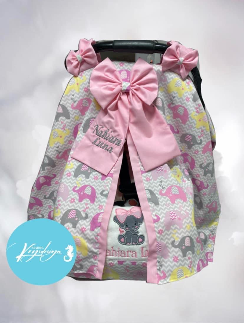 Cover de elefantitas car seat