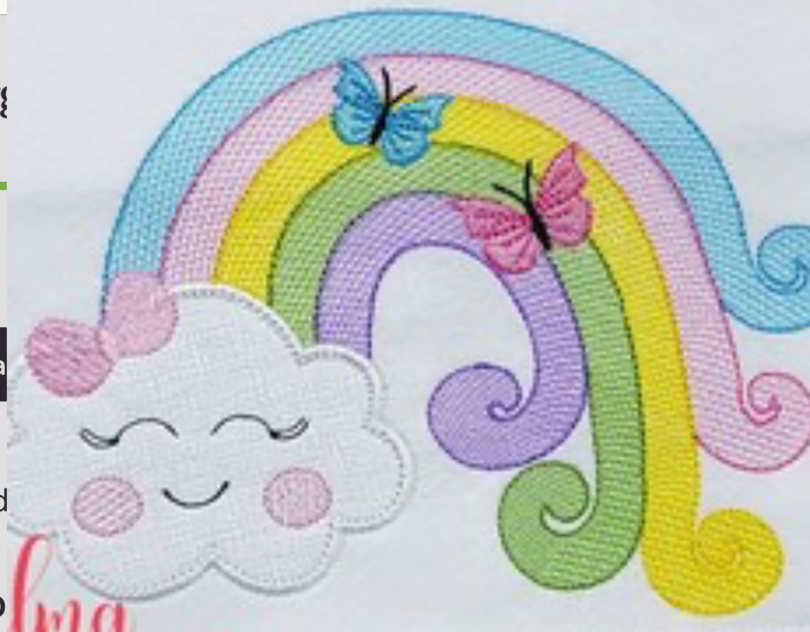 Arcoiris y mariposas