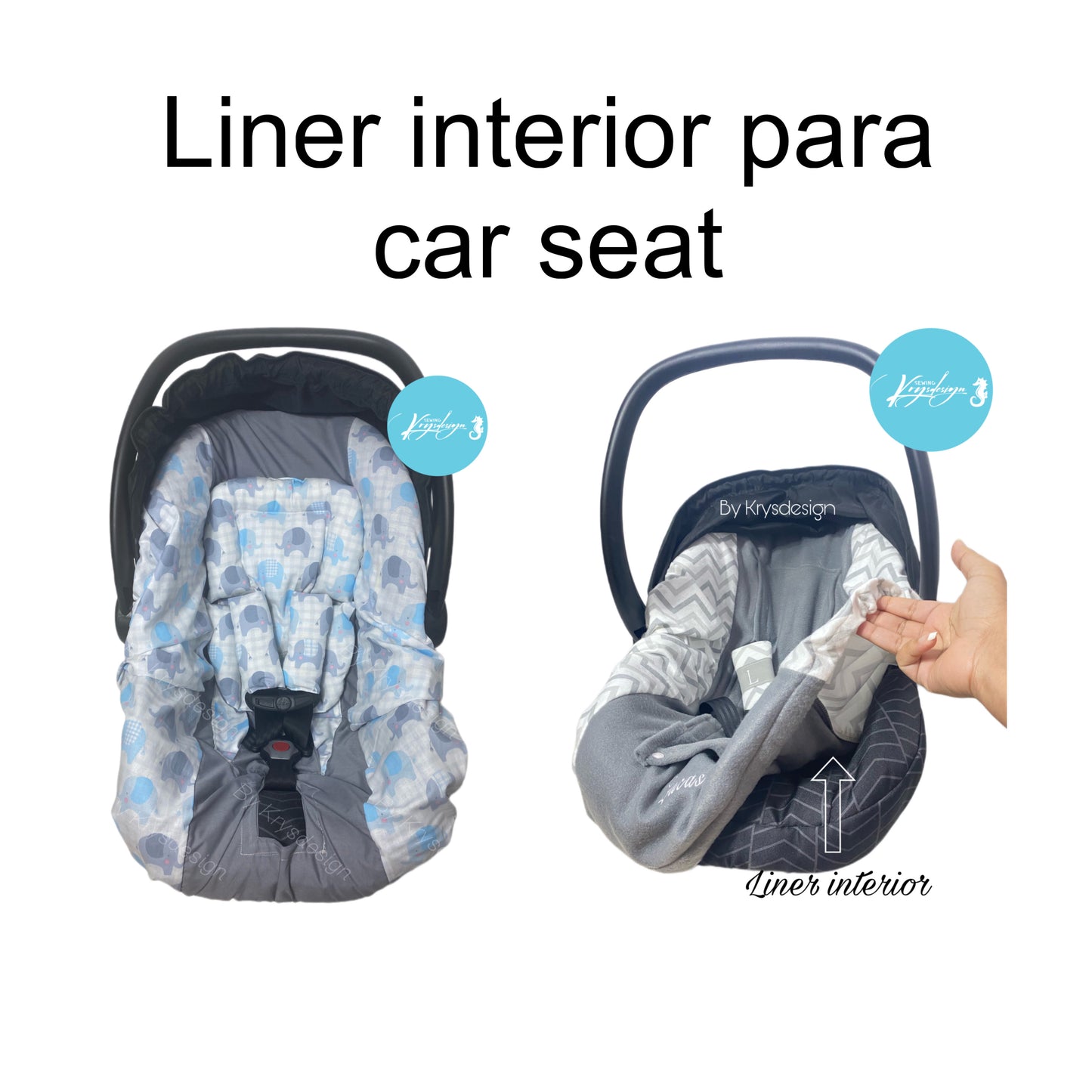 Conjuntos para car seat / por pedido PERSONALIZADOS
