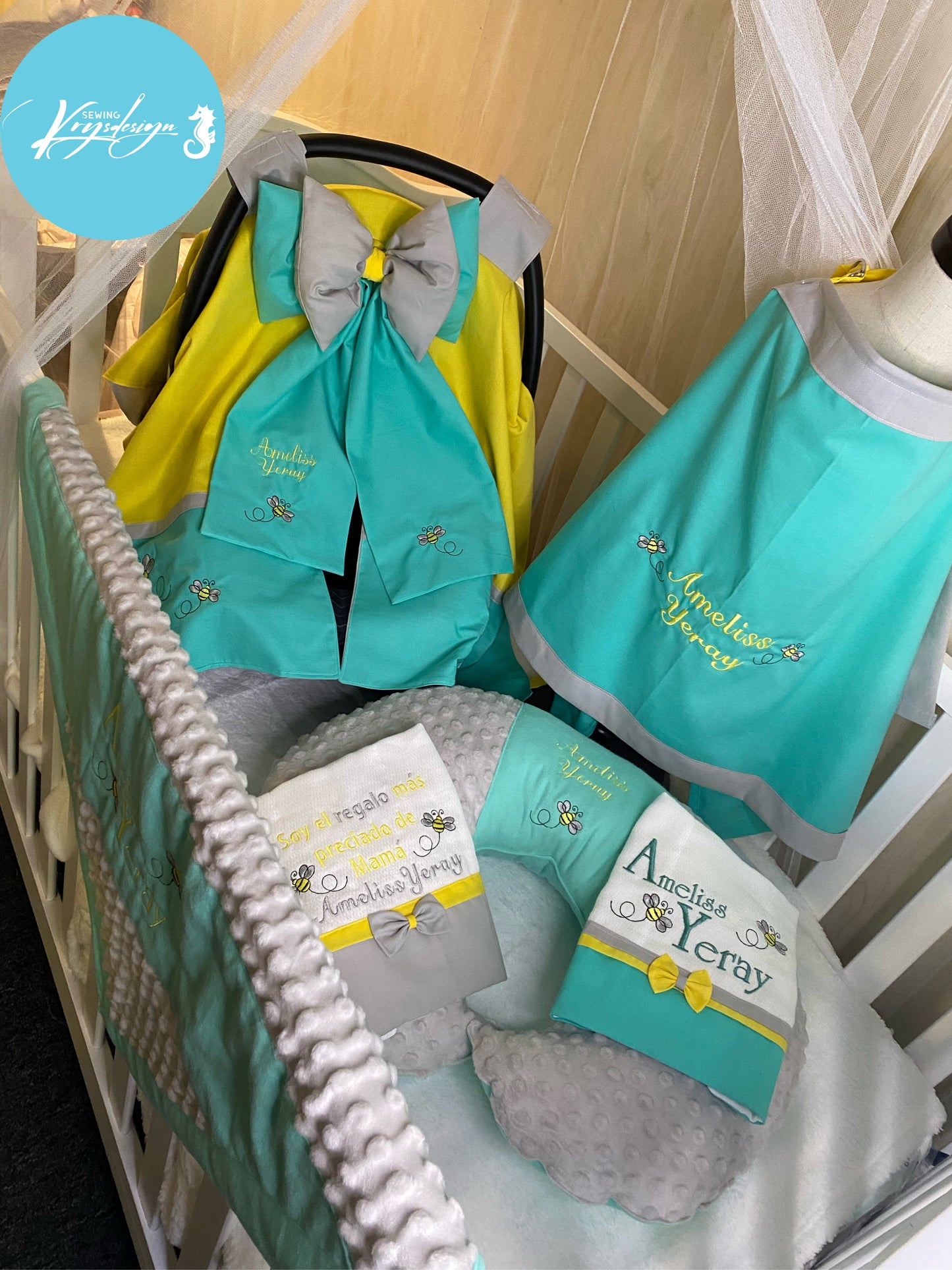 Conjuntos para car seat / por pedido PERSONALIZADOS