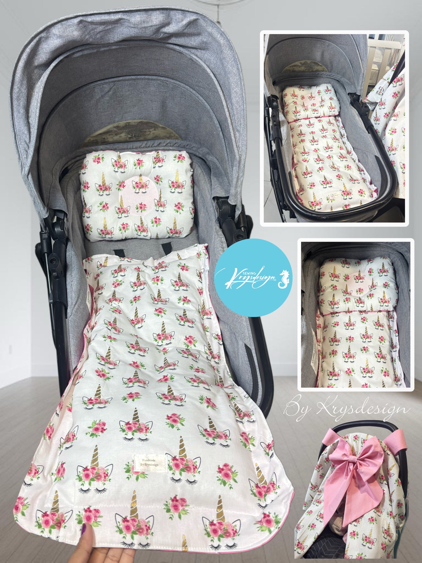 Conjunto de 3 piezas para coche y car seat