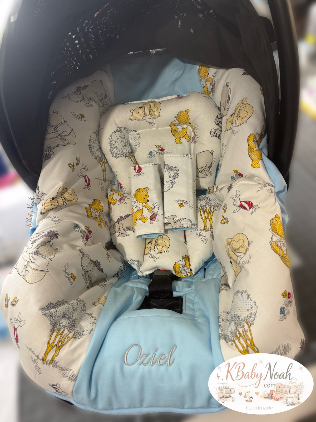 Winnie the Pooh car seat set