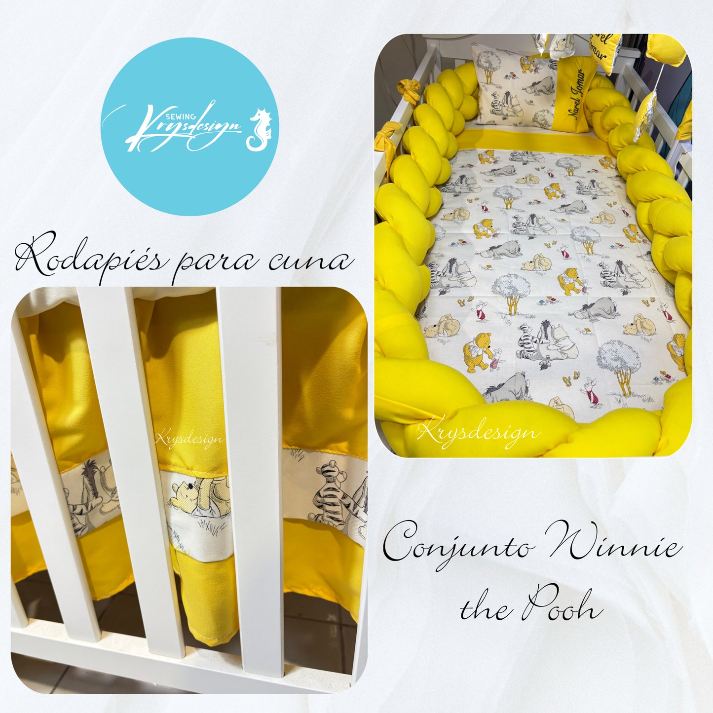 Cuna- Winnie the Pooh- personalizado