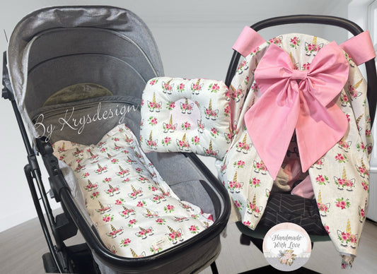 Conjunto de 3 piezas para coche y car seat