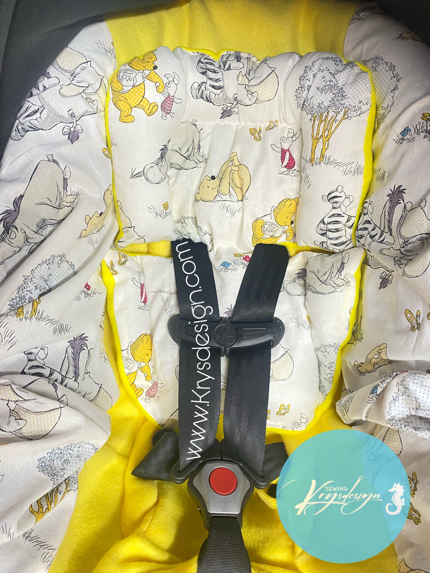Set de Winnie the Pooh para car seat