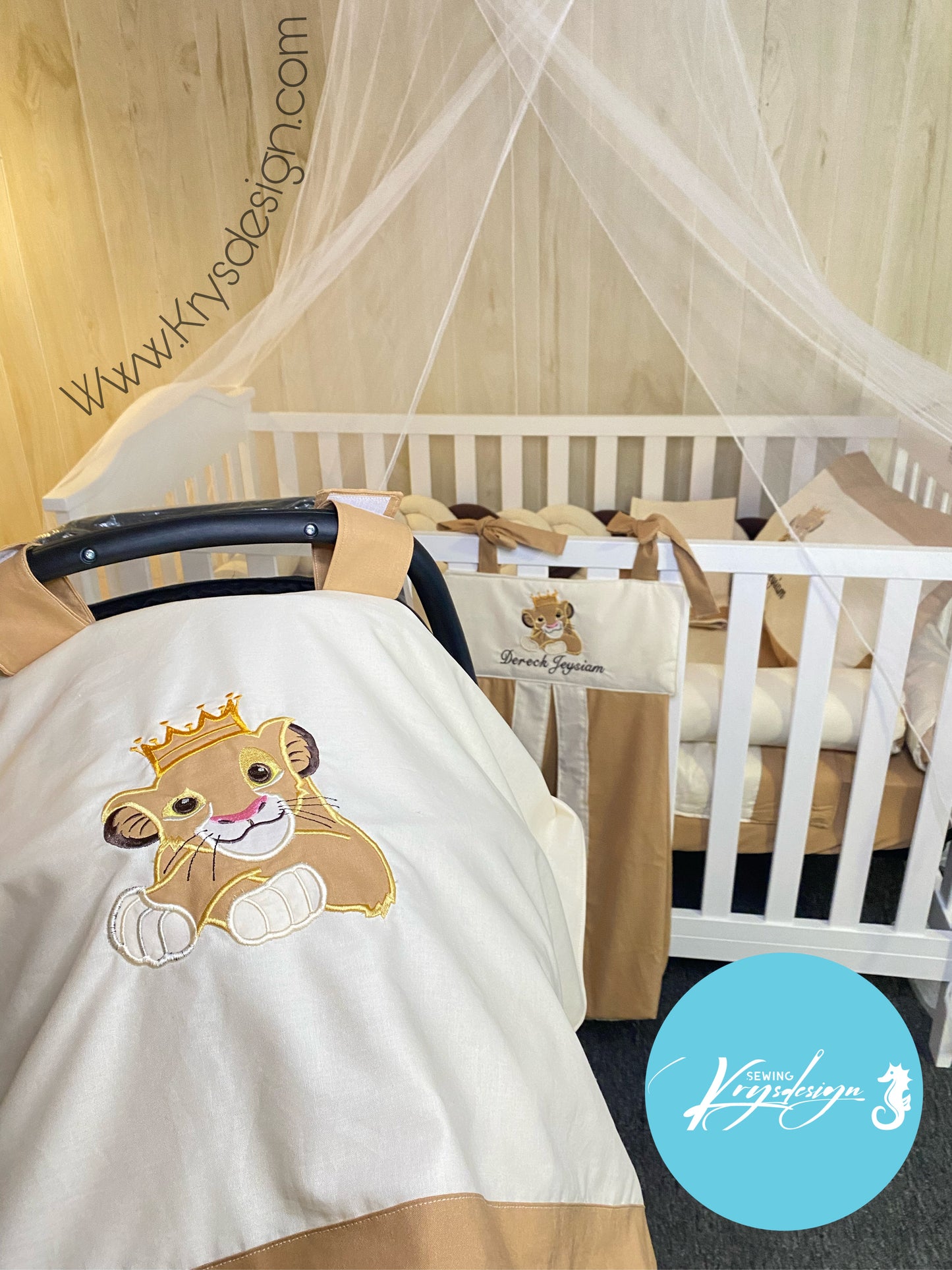 Cover para car seat Lion King