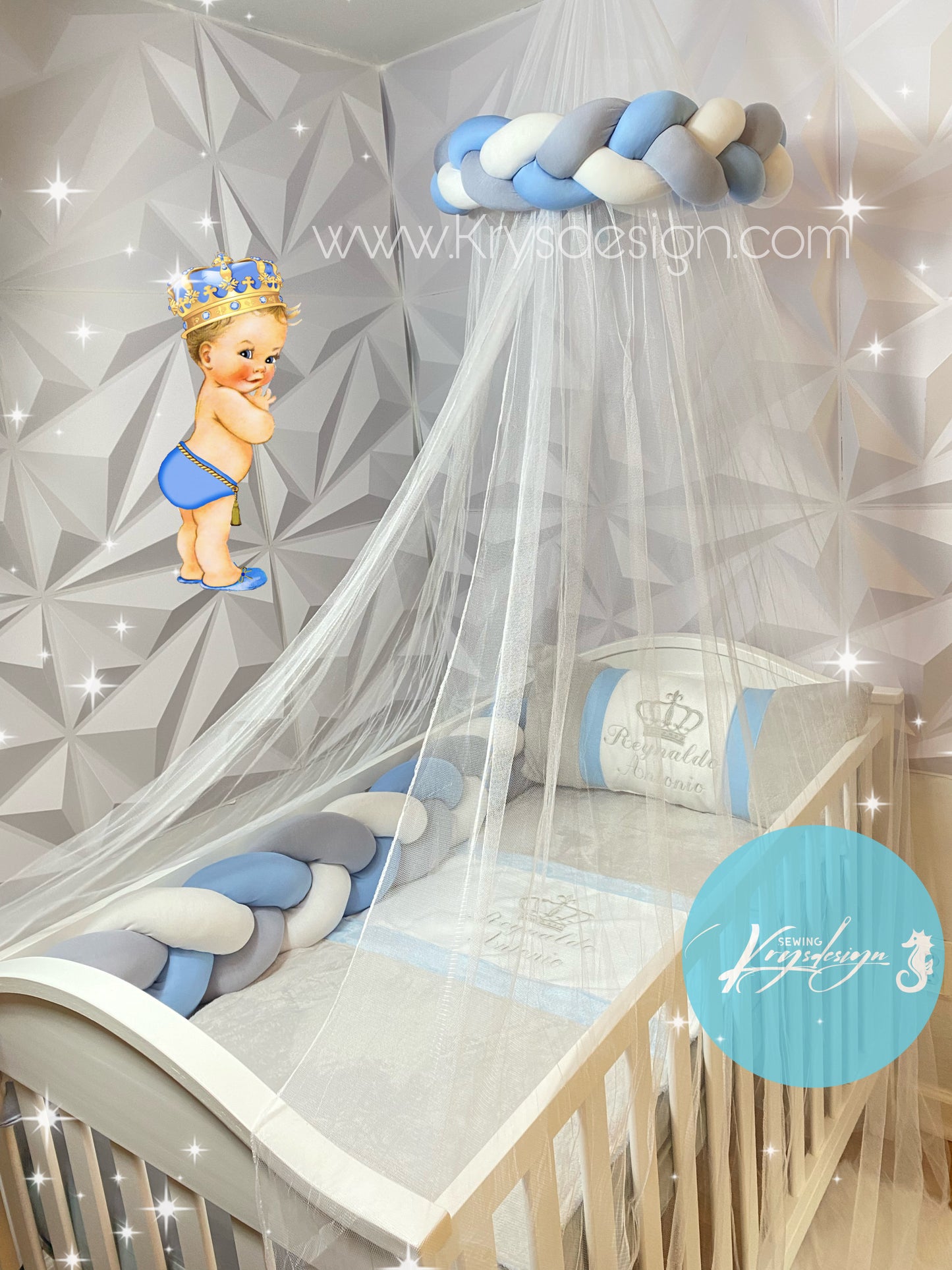 Mosquitero con trenzado (luxury collection )