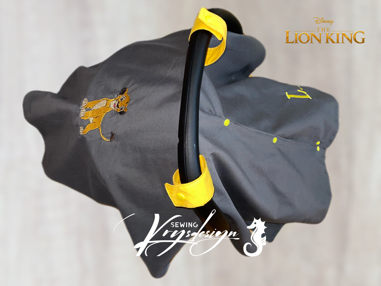 Cover para car seat Lion King