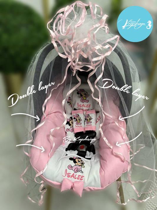 Conjunto Minnie Mouse Car seat