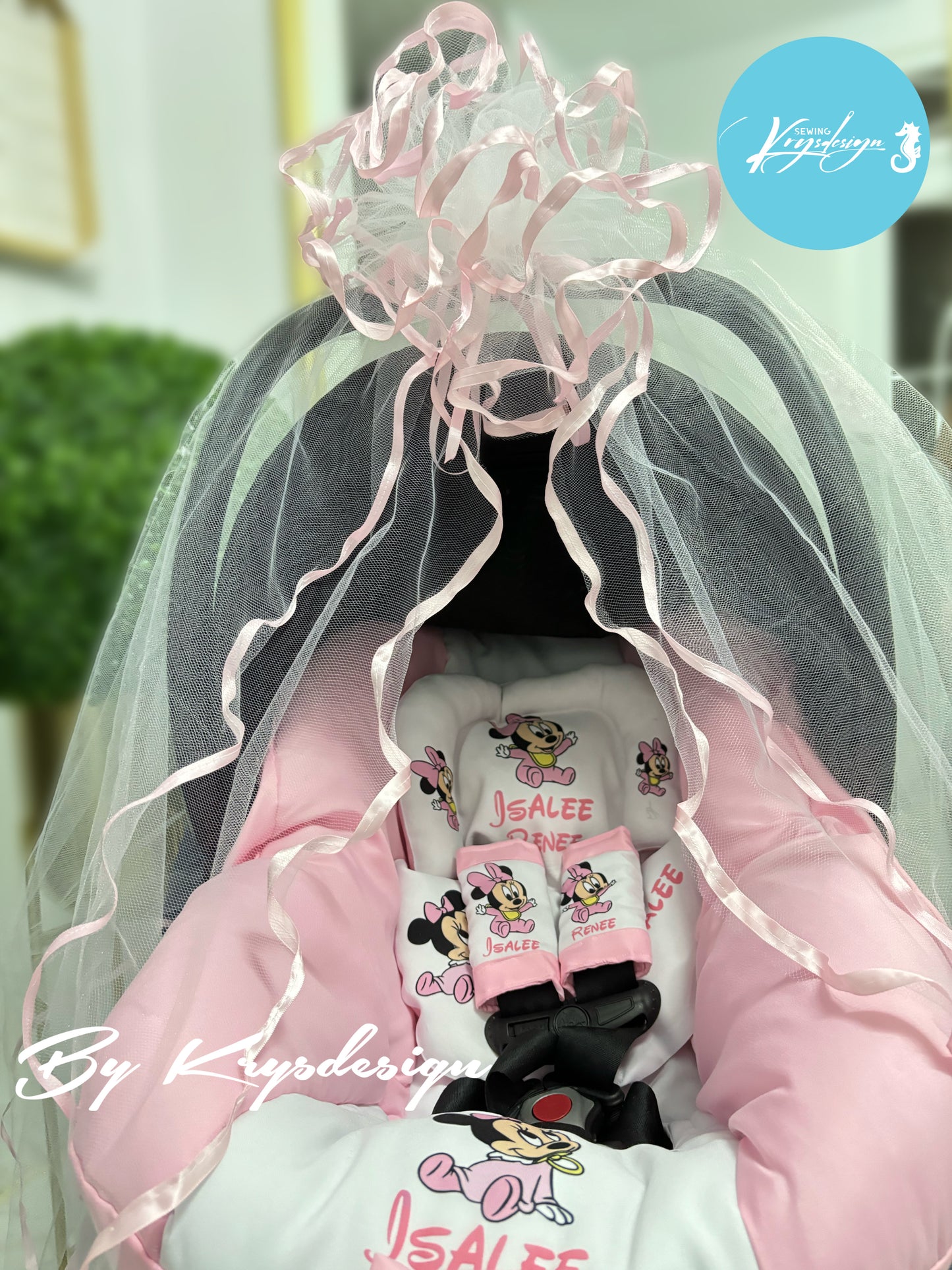 Conjunto Minnie Mouse Car seat