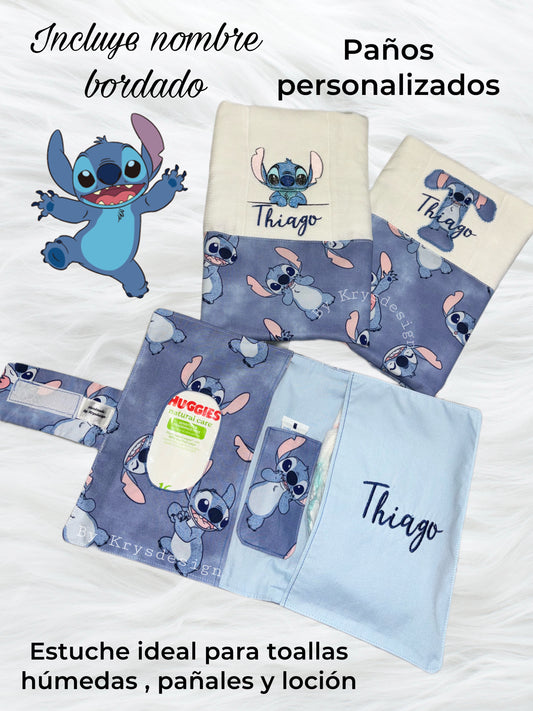 Set STITCH estuche + paños