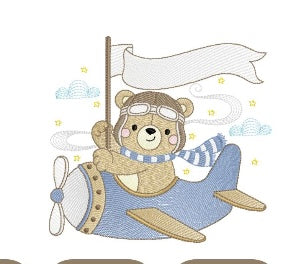 Oso en avioneta 2