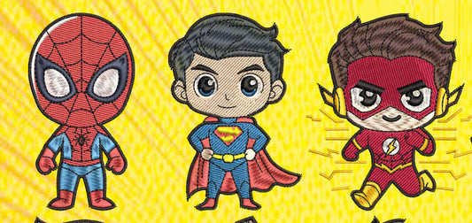 Super heroes 3 personajes