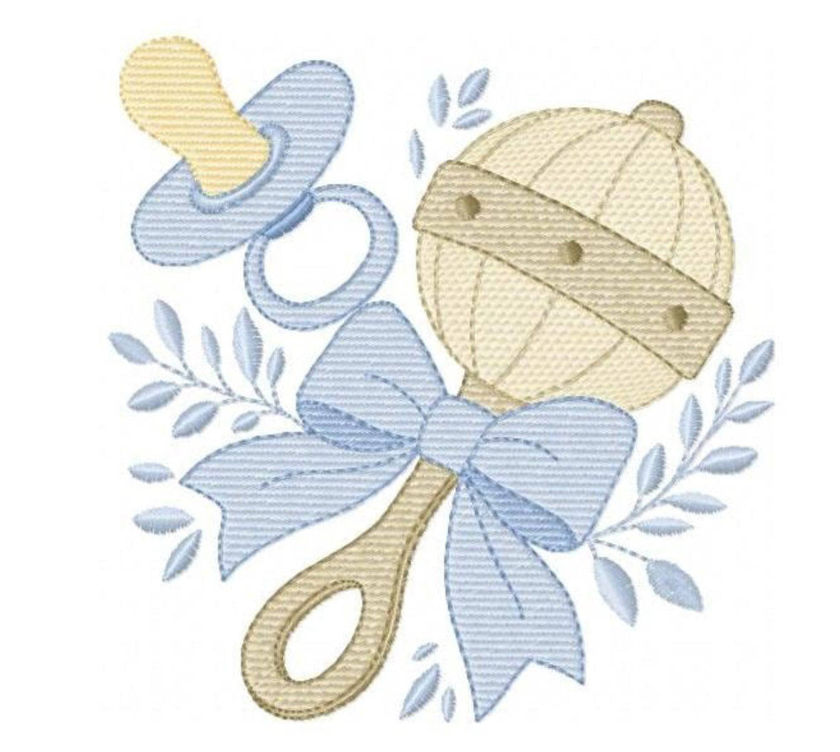 Maraca de niño con bobo y lazo