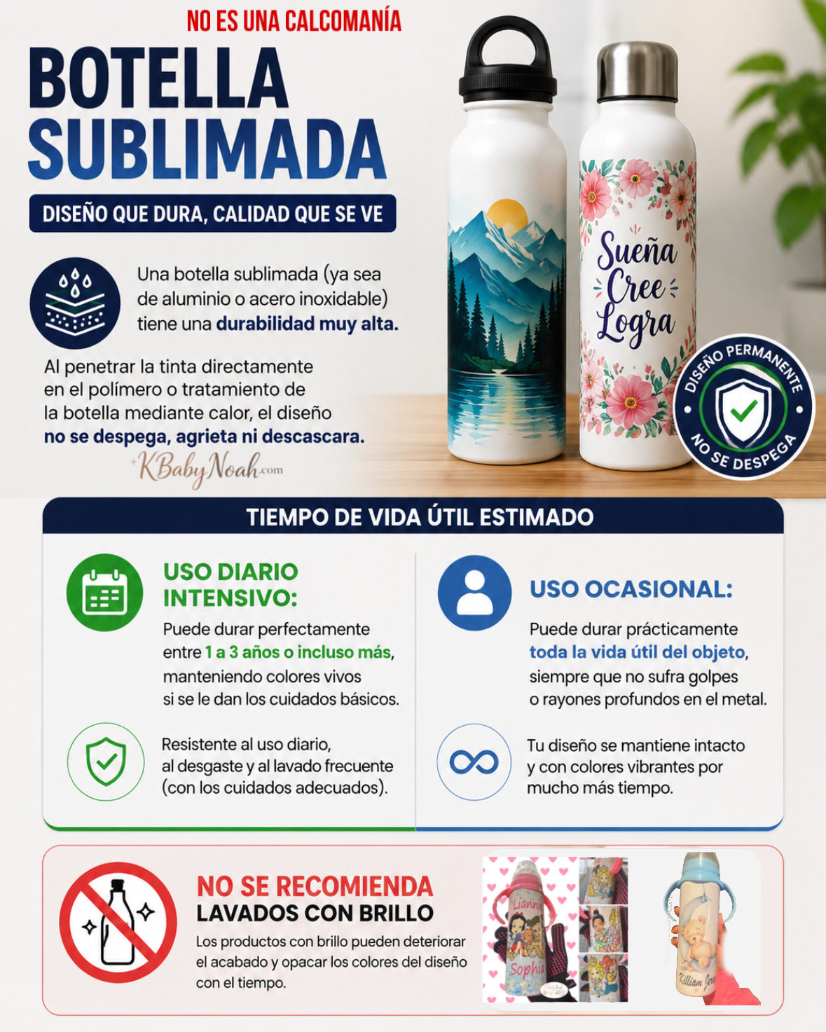 Botella de bebé personalizada  YA DISPONIBLES