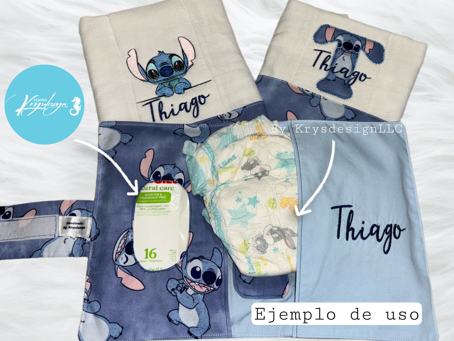 Set STITCH estuche + paños