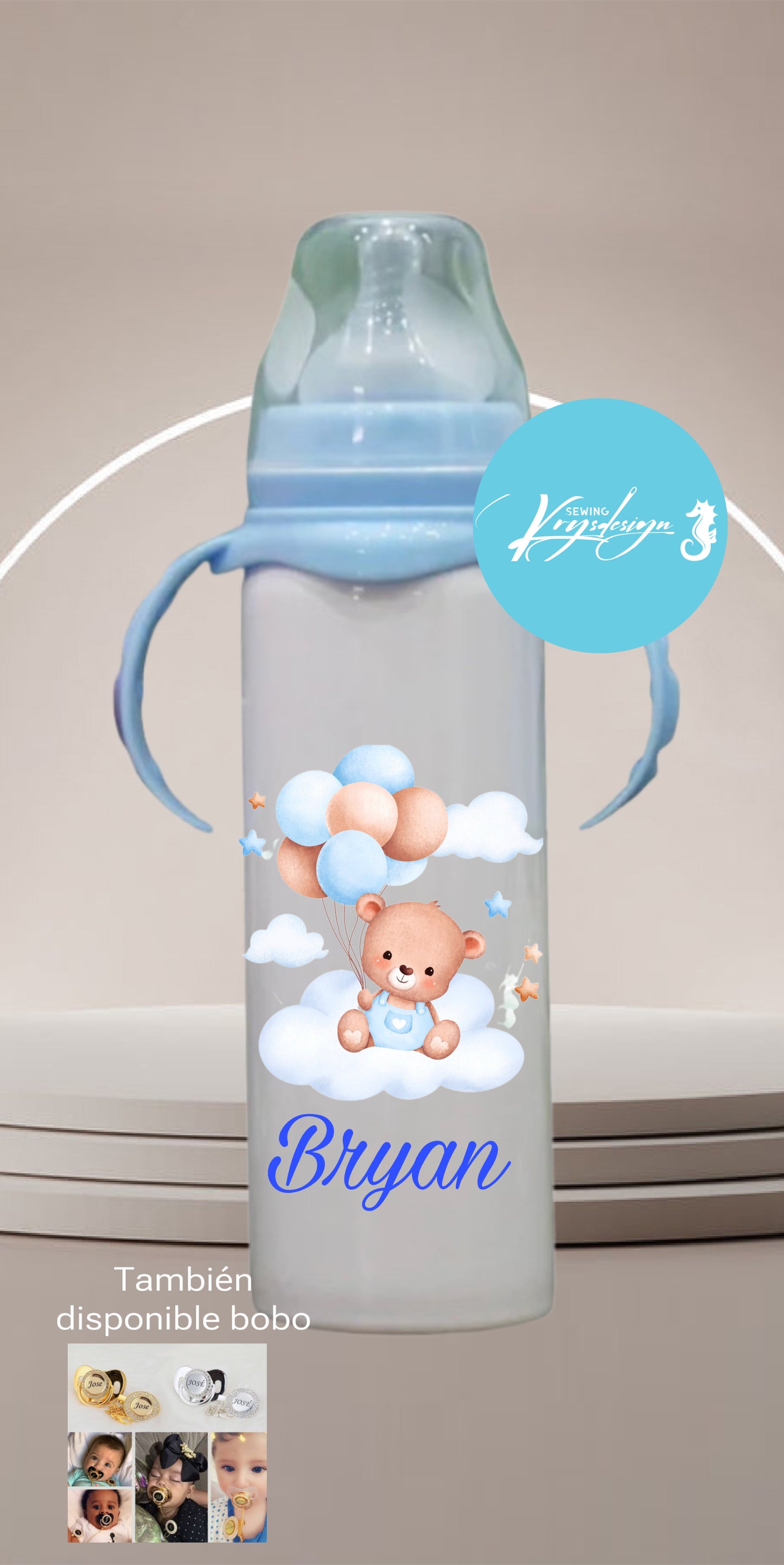 Botella de bebé personalizada  YA DISPONIBLES