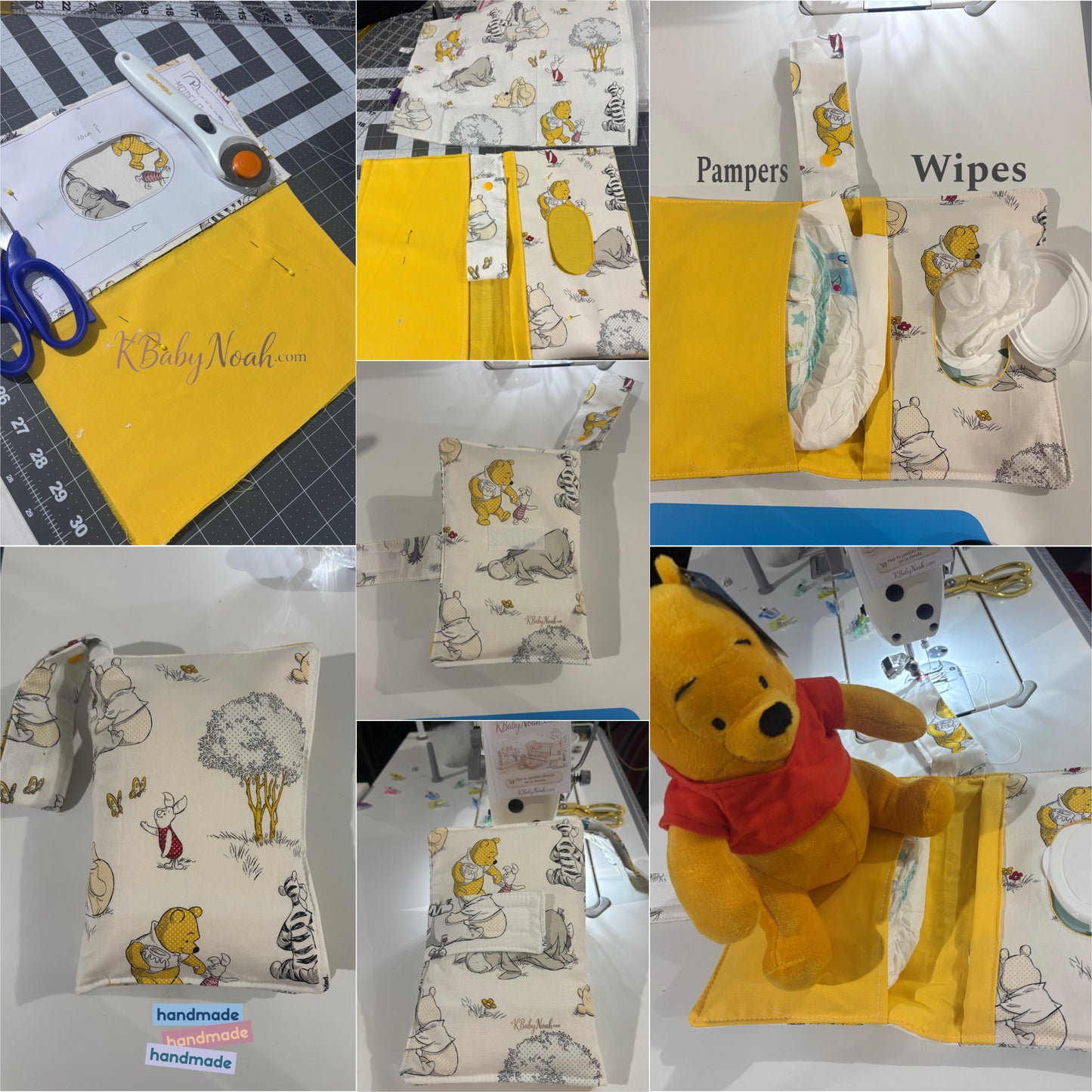 Estuche para Pampers y Wipes Winnie the Pooh