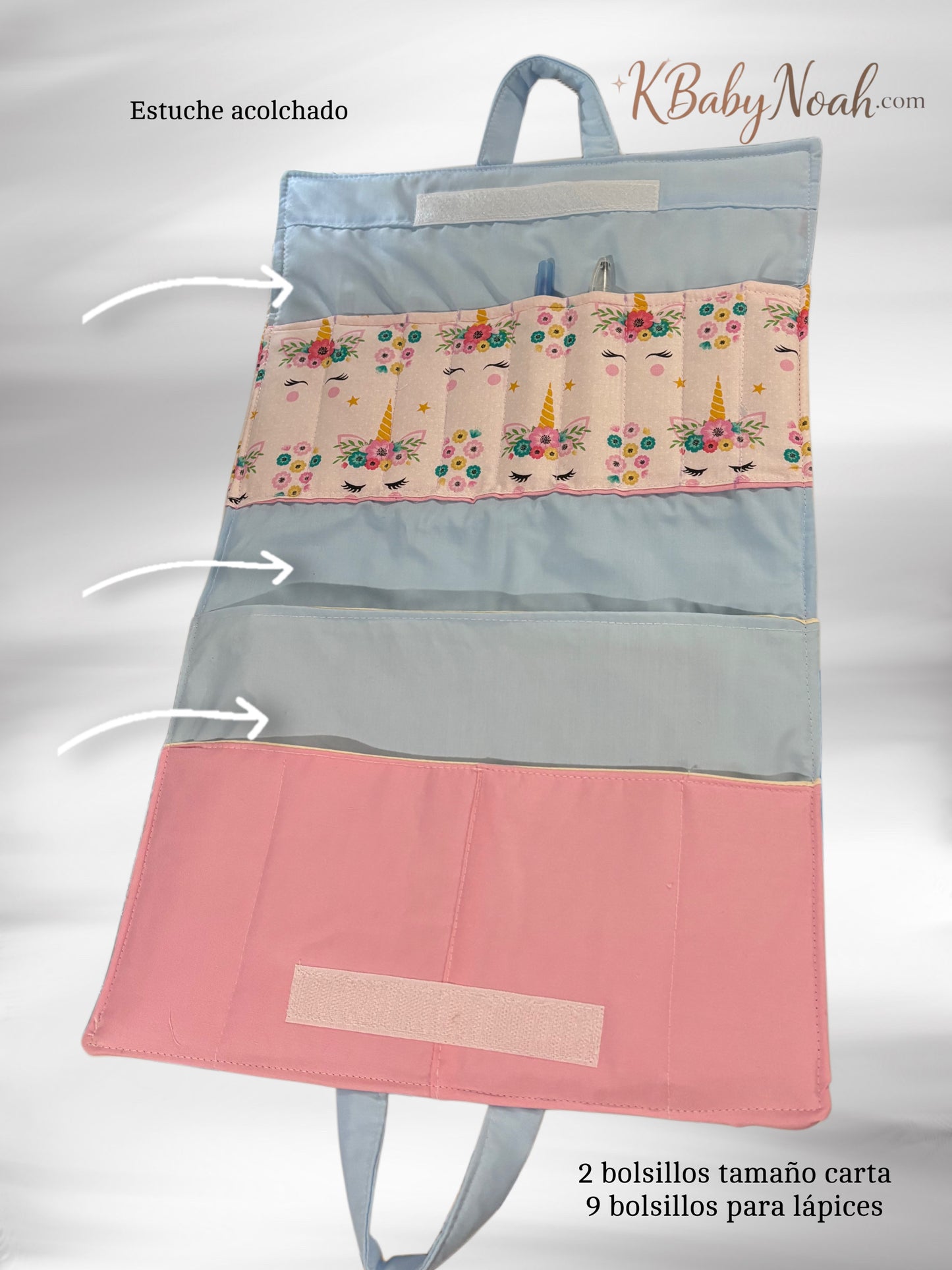 Organizador ideal para libro de pintar y lápices BACK TO SCHOOL