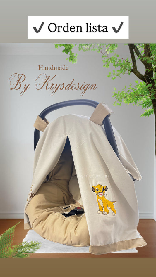 Cover para car seat Lion King