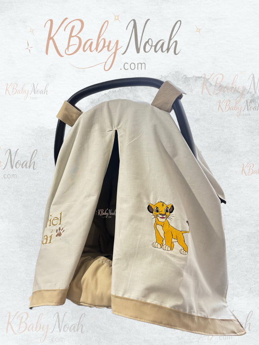 Cover para car seat Lion King
