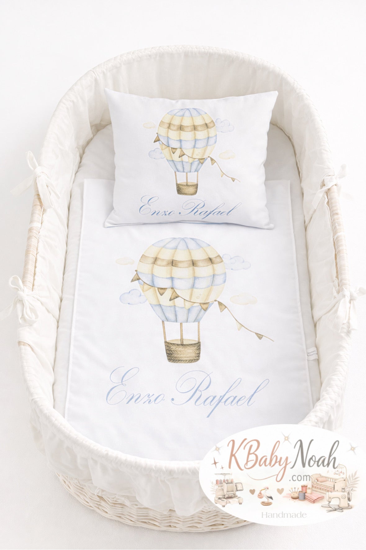 Conjunto ideal para bassinet, mini cuna y hospital