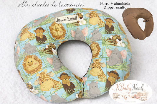Almohada de lactancia Safari ( 3 piezas )