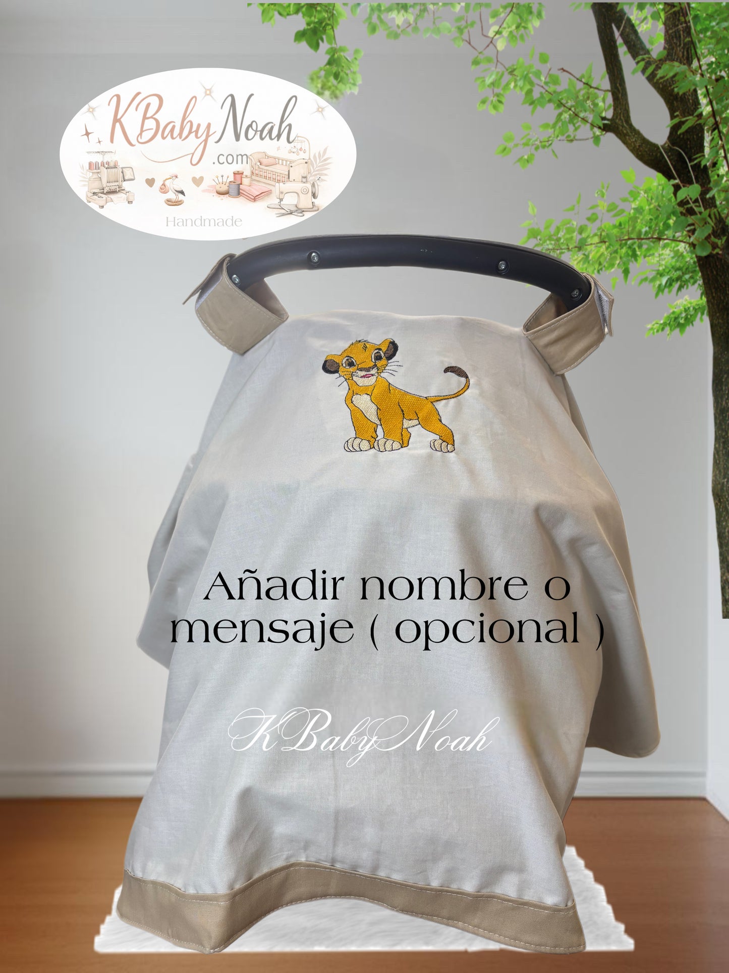 Cover para car seat Lion King