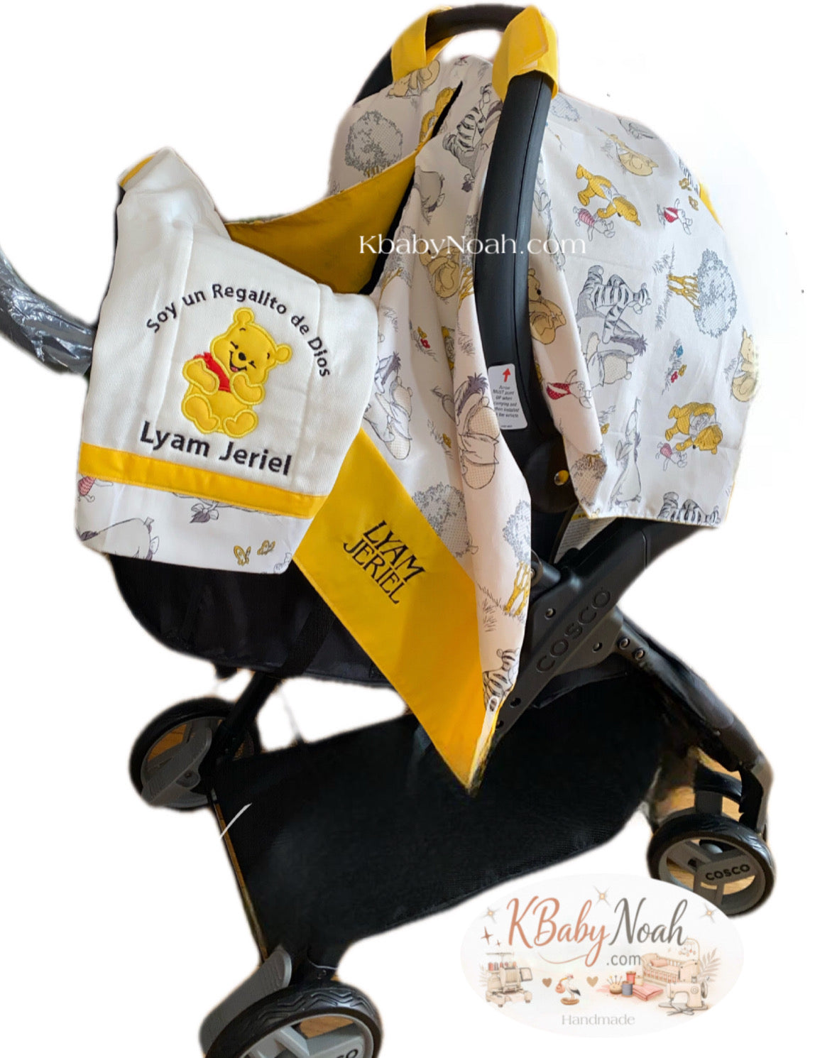 Set de Winnie the Pooh para car seat