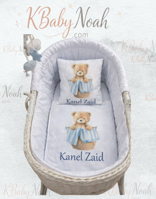 Conjunto ideal para bassinet, mini cuna y hospital