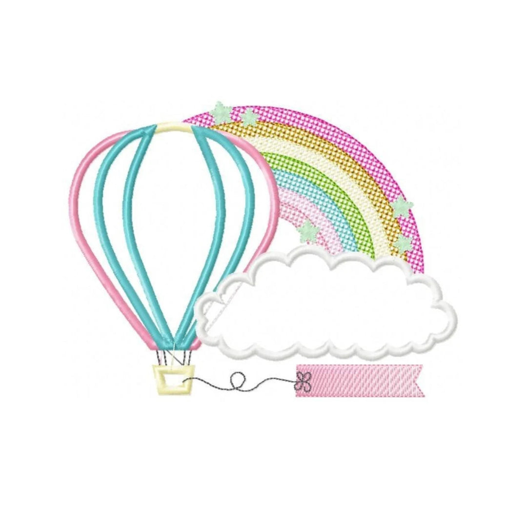 GLOBO CON ARCOIRIS