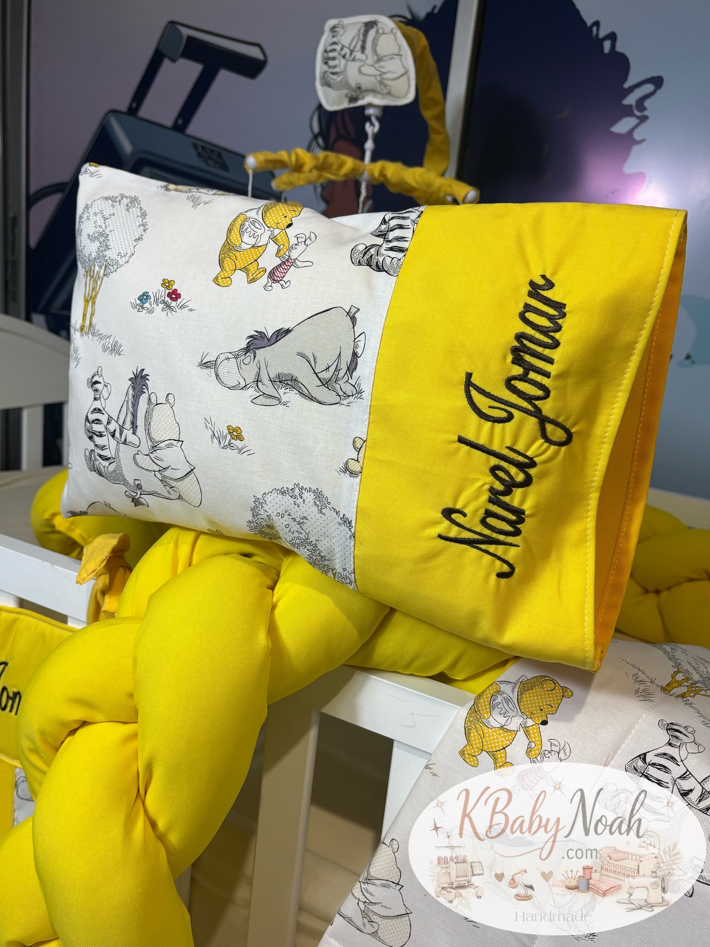 Cuna- Winnie the Pooh- personalizado
