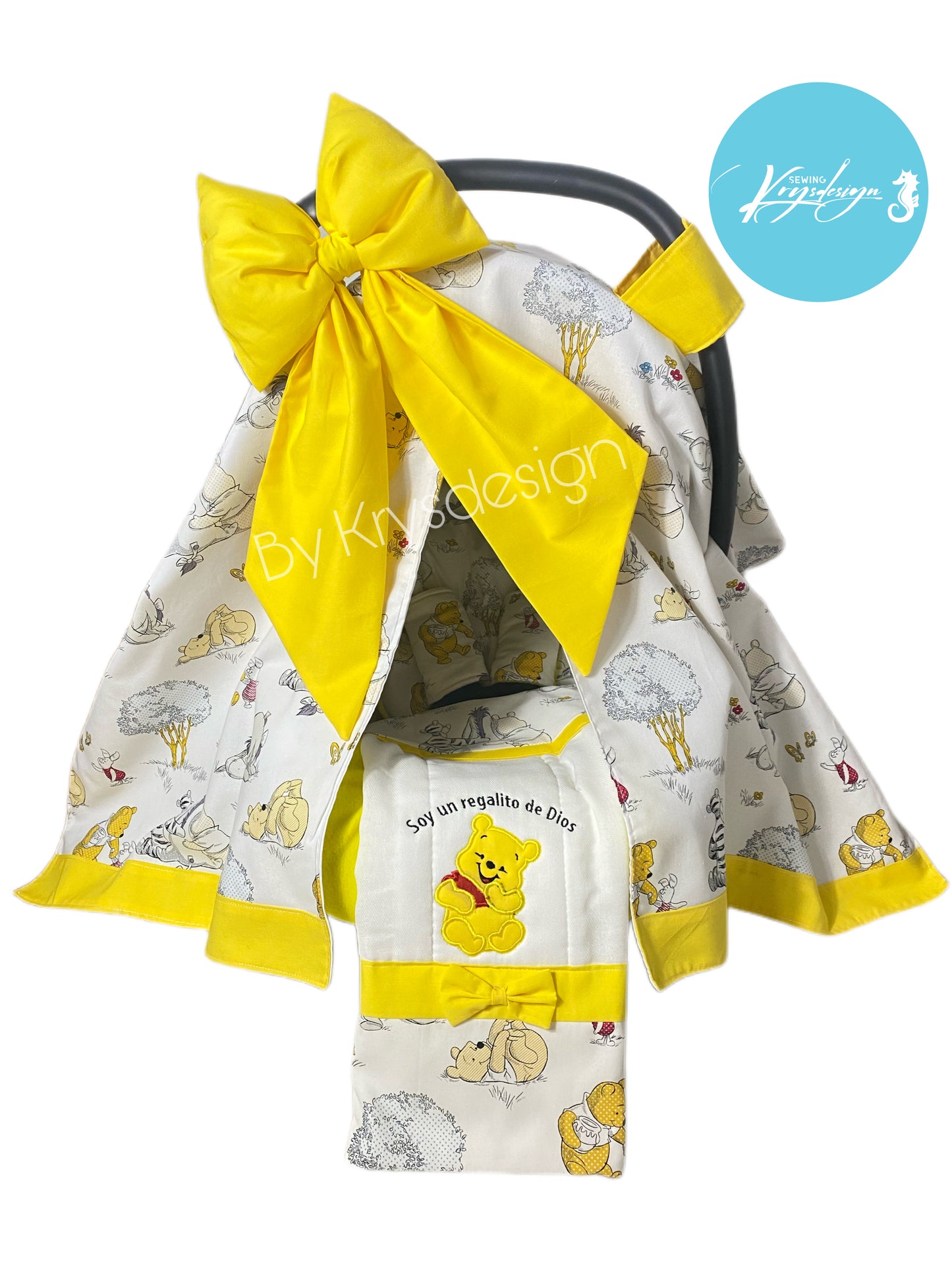 Set de Winnie the Pooh para car seat