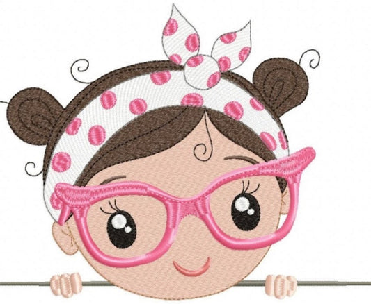 Niña con espejuelos