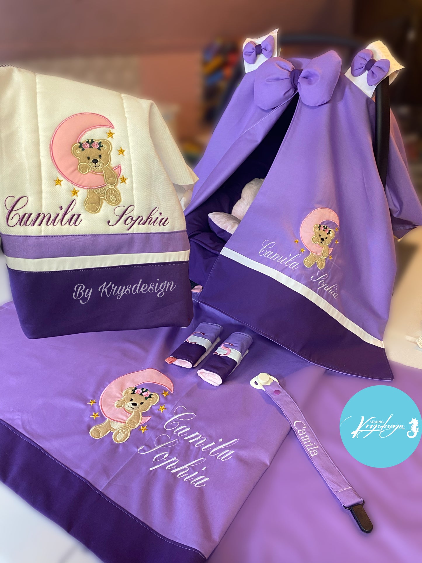 Conjuntos para car seat / por pedido PERSONALIZADOS