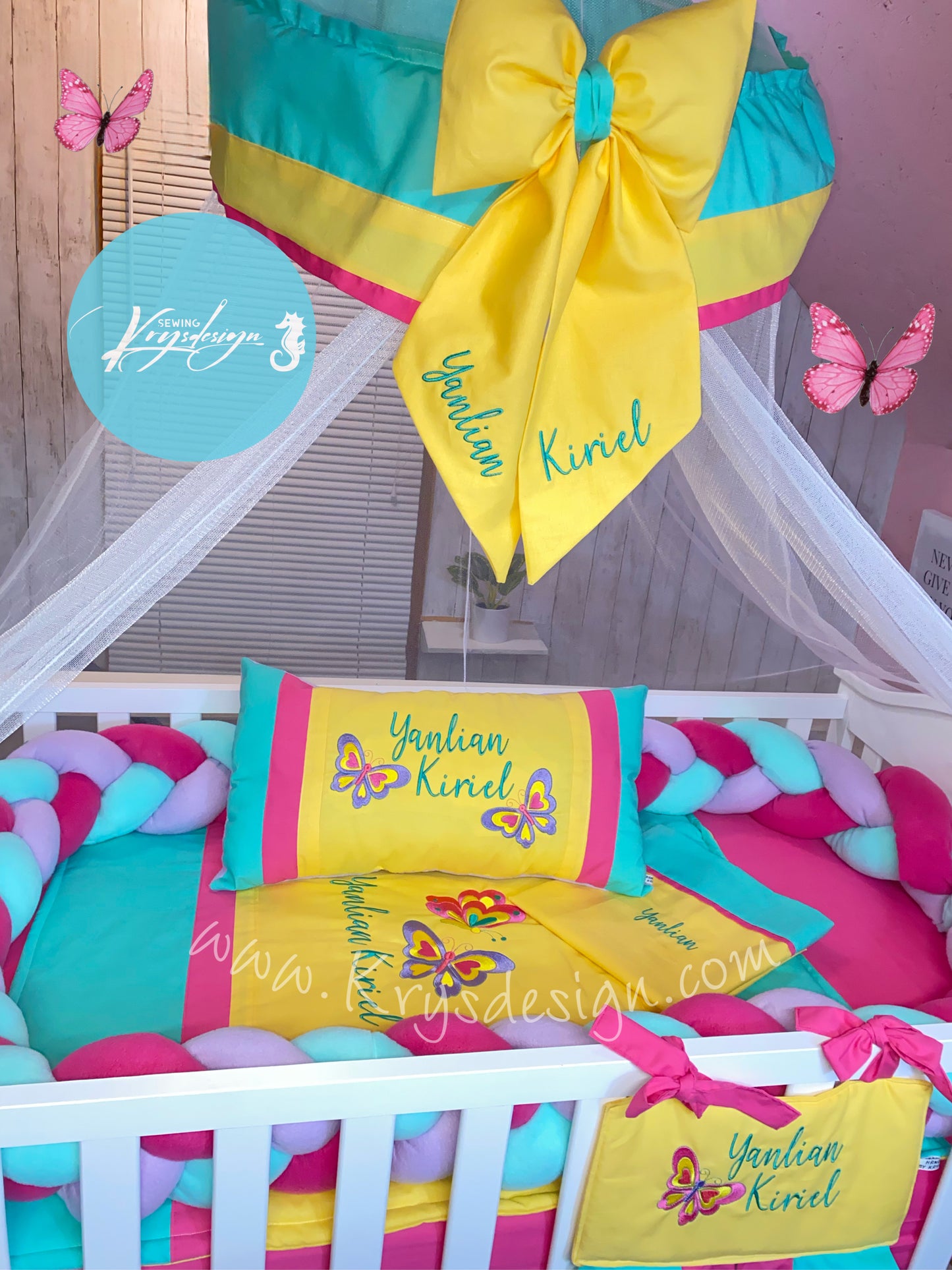 Canopy de Cuna con bordados