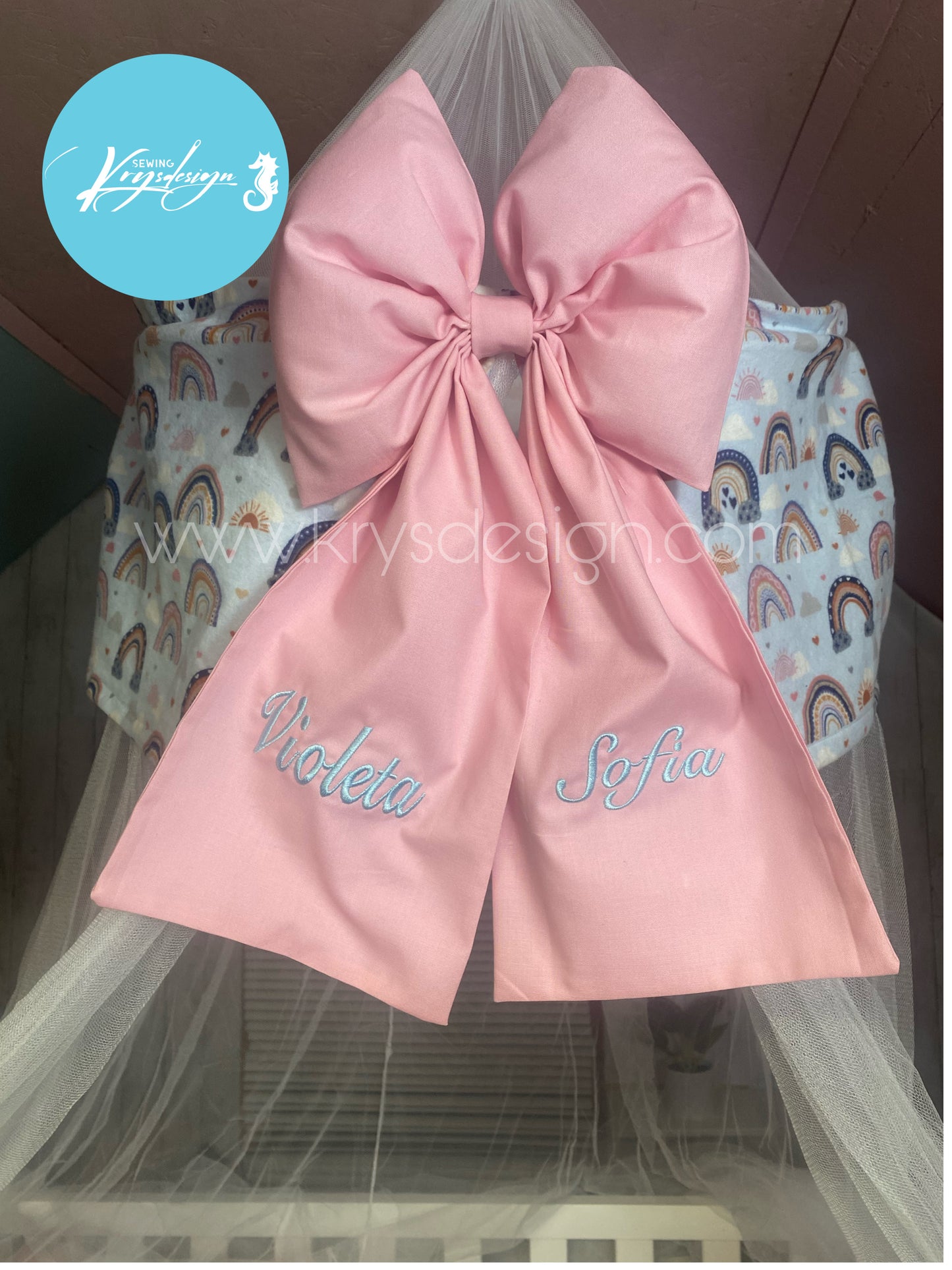 Canopy de Cuna con bordados