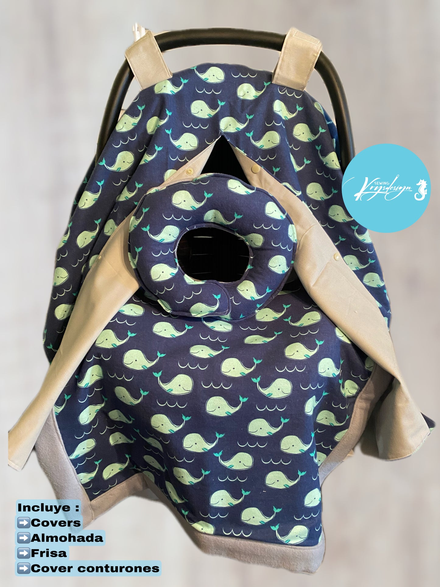 Conjuntos para car seat / por pedido PERSONALIZADOS