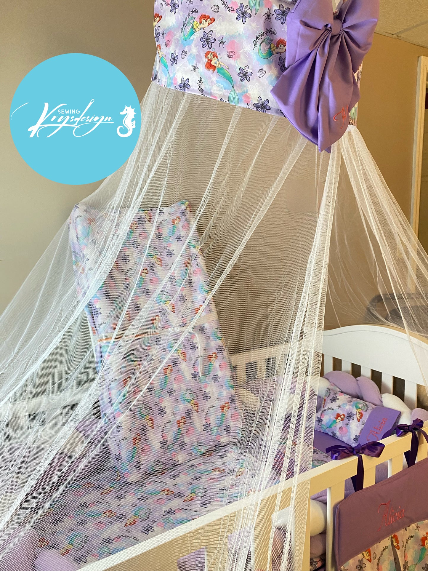 Canopy de Cuna con bordados