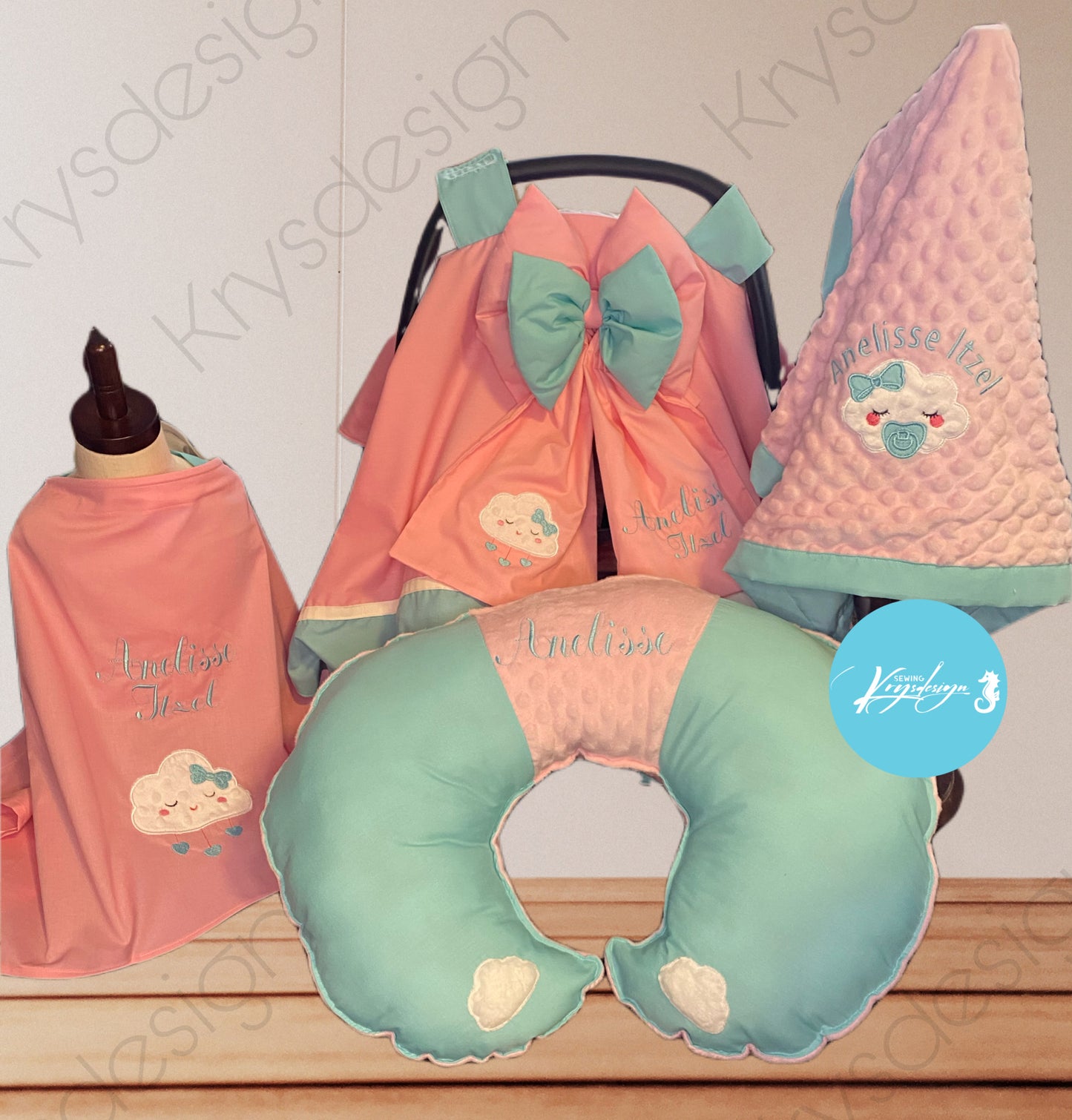 Conjuntos para car seat / por pedido PERSONALIZADOS