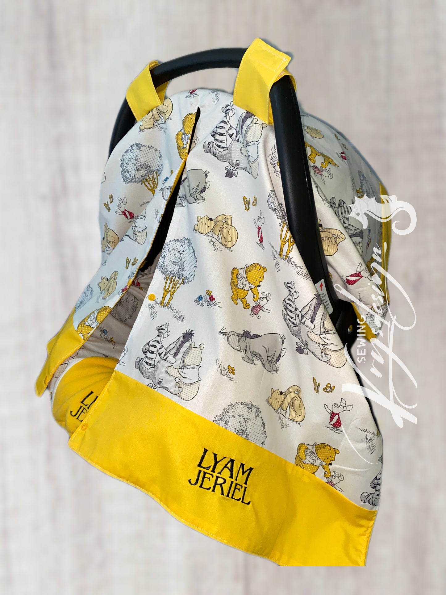 Set de Winnie the Pooh para car seat