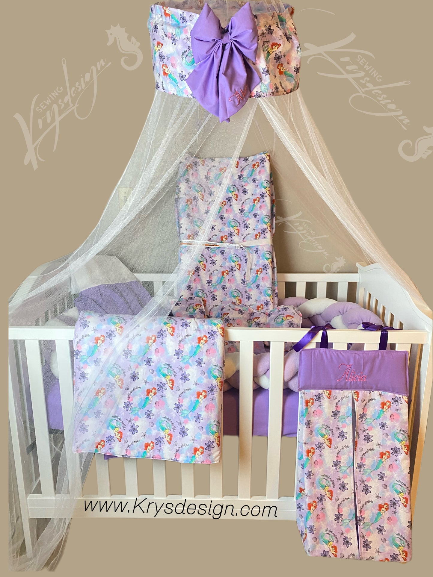 Canopy de Cuna con bordados