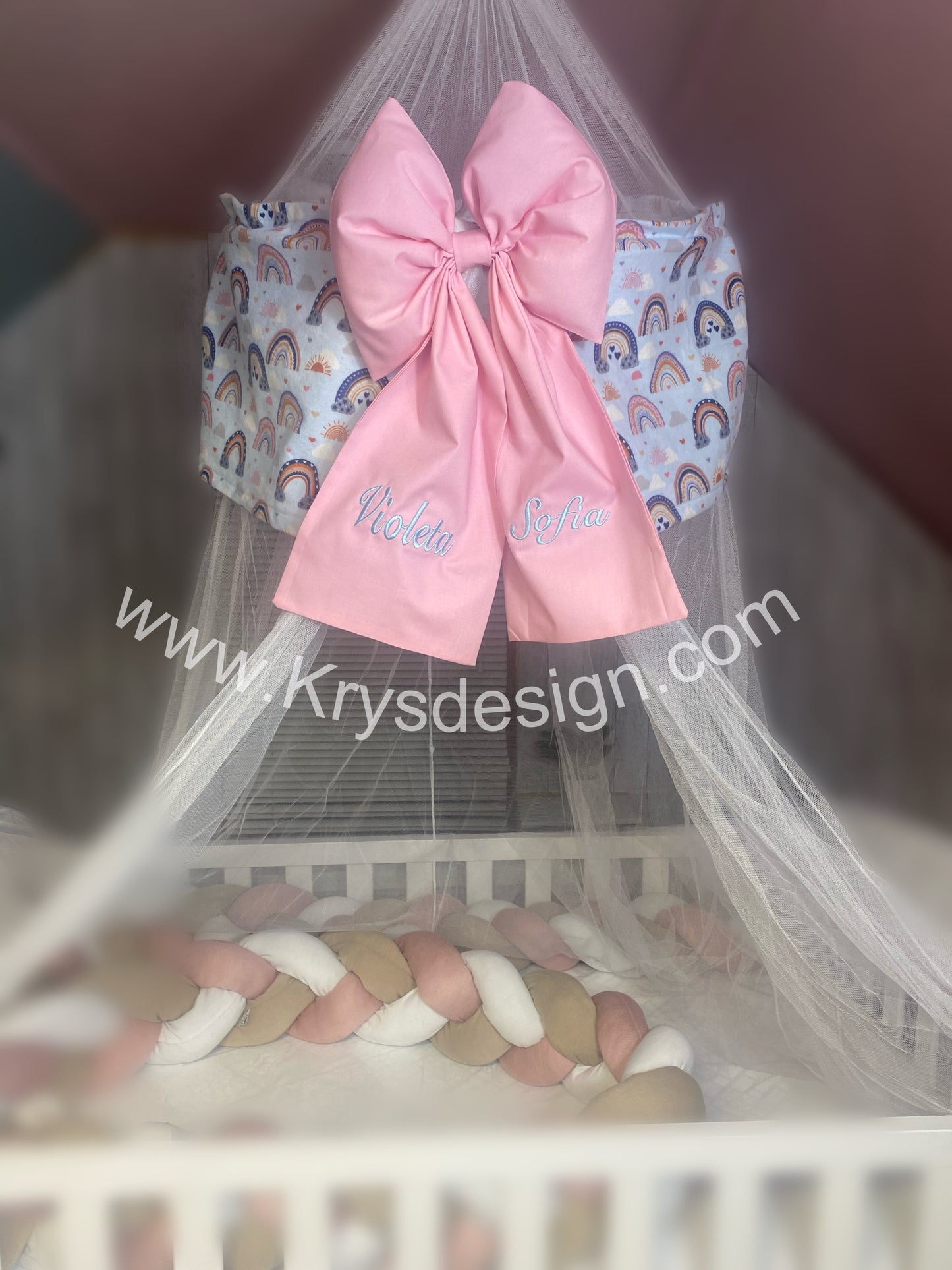 Canopy de Cuna con bordados