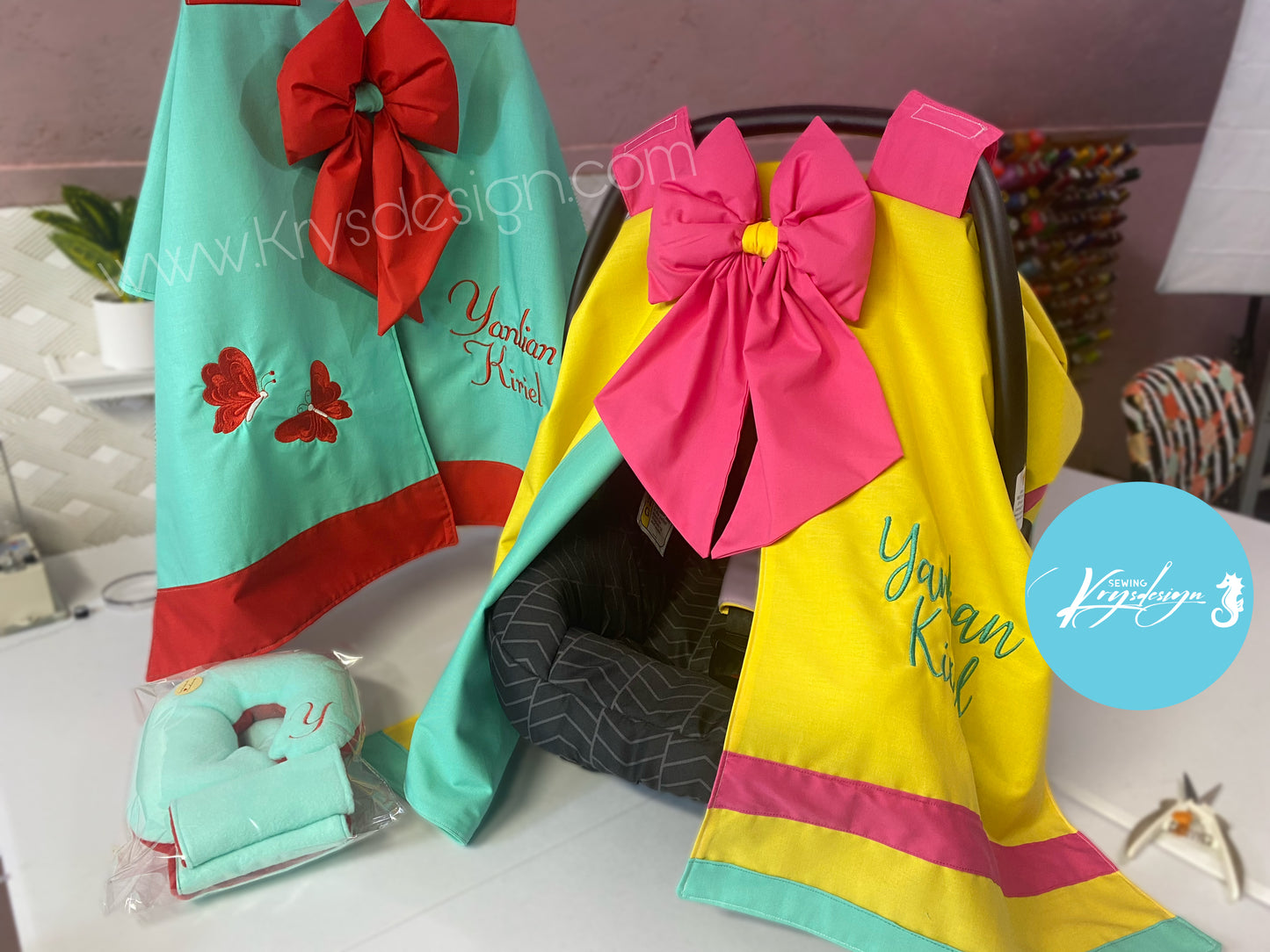 Conjuntos para car seat / por pedido PERSONALIZADOS